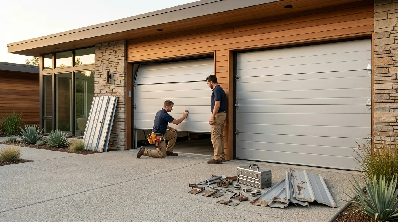 Installing a New Garage Door in Bokeelia in Punta Gorda