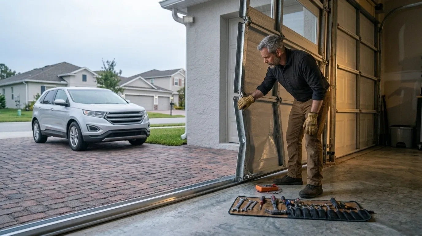 Off-Track Garage Door Repair for Bokeelia Homes in Punta Gorda